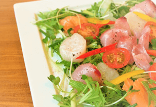 旬の食材を使った料理をご提供